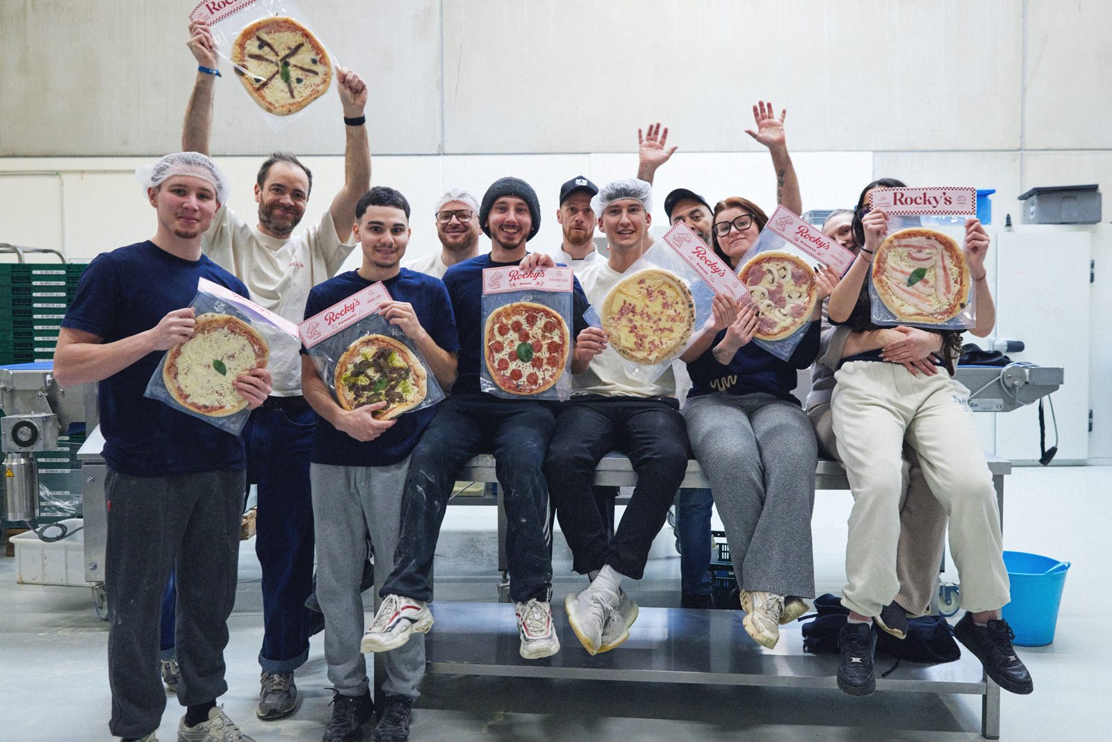 L'équipe de l'atelier Rocky's à Courcelles